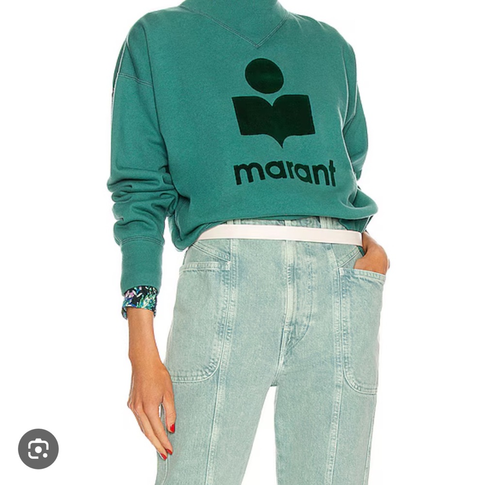Isabel Marant Mint Green Moby Sweatshirt Size 36 / Small